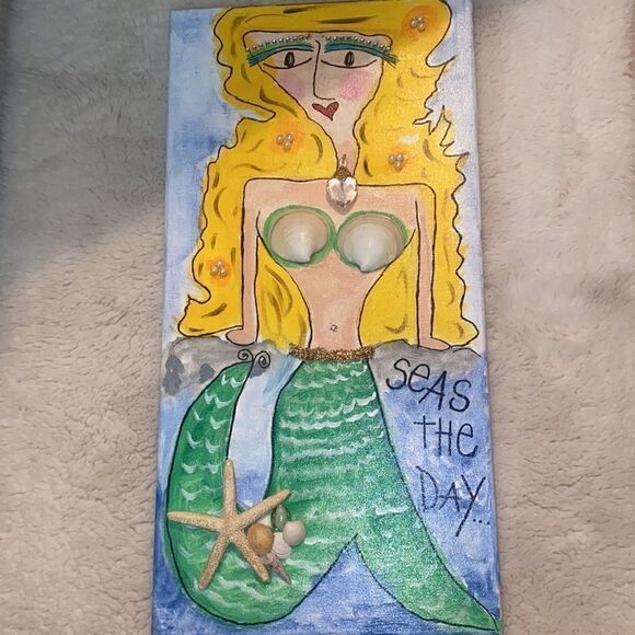 Deb Peters “Seas the Day” Painting - Picture 3 of 4